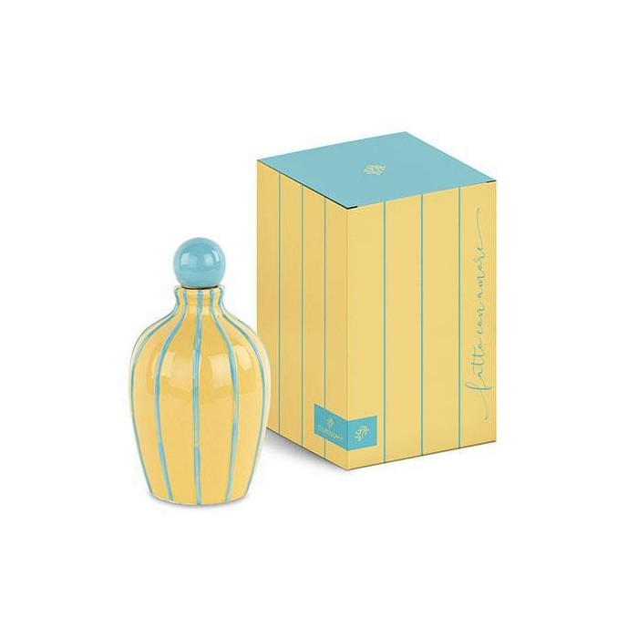 OLIERA A RIGHE D9.5 H16.5 GIALLO